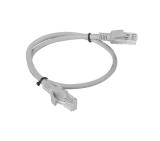 Lanberg patch cord CAT.6 UTP 0.5m, grey - 10 pack