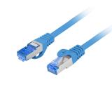 Lanberg patch cord CAT.6A FTP LSZH CCA 0.5m Fluke Passed, Blue