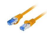 Lanberg patch cord CAT.6A FTP LSZH CCA 0.5m Fluke Passed, orange