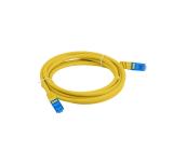 Lanberg patch cord CAT.6A FTP LSZH CCA 1m Fluke Passed, yellow