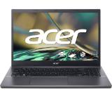 Acer Aspire 5, A515-57-56KX, Intel Core i5-1235U (3.30 GHz up to 4.40 GHz, 12MB), 15.6" FHD IPS SlimBezel, 8 GB DDR4 (4+4), 512GB PCIe NVMe SSD + 1*M2 slot free, Intel Iris Xe Graphics, AX, BT, HD Cam, KB Backlight, FPR, Linux, Gray