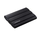 Samsung Portable NVME SSD T7 Shield 2TB , USB 3.2 Gen2, Rugged, IP65, Read 1050 MB/s Write 1000 MB/s, Black