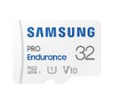 Samsung 32 GB micro SD PRO Endurance, Adapter, Class10, Waterproof, Magnet-proof, Temperature-proof, X-ray-proof, Read 100 MB/s - Write 30 MB/s