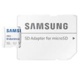 Samsung 32 GB micro SD PRO Endurance, Adapter, Class10, Waterproof, Magnet-proof, Temperature-proof, X-ray-proof, Read 100 MB/s - Write 30 MB/s