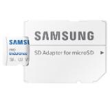 Samsung 256 GB micro SD PRO Endurance, Adapter, Class10, Waterproof, Magnet-proof, Temperature-proof, X-ray-proof, Read 100 MB/s - Write 40 MB/s