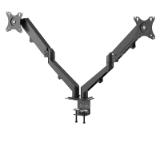 Neomounts Gas Spring Mount (clamp/grommet) for 2 Monitor Screens