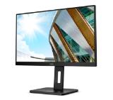 AOC Q24P2Q, 23.8" IPS WLED, 2560x1440@75Hz, 4ms GtG, 250cd m/2, 1000:1, DCR 50M:1, FlickerFree, Low Blue Light, 2Wx2, Tilt, Height Adjust, Pivot, Swivel, D-SUB, HDMI, DP, USB hub