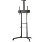 Neomounts Mobile Floor Stand incl. AV- and cam shelf (height adjustable: 128.5-145 cm)