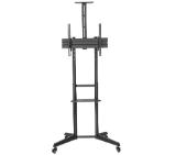 Neomounts by Newstar Mobile Floor Stand incl. AV- and cam shelf (height adjustable: 128,5-145 cm)