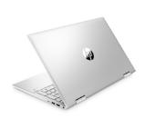HP Pavilion x360 15-er1003nu Natural Silver, Core i5-1235U(up to 4.4GH/12MB/10C), 15.6" FHD AG IPS Touch + WebCam, 16GB 3200Mhz 2DIMM, 512MB PCIe SSD, WiFI a/x + BT 5.2, FPR, 3C Batt, Win 11 Home
