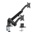 Neomounts by Newstar Desk Mount ultra flat (clamp/grommet) for 2 Monitor Screens