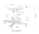 Neomounts by Newstar Projector Ceiling Mount