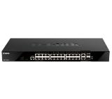 D-Link 24 ports GE + 2 10GE ports + 2 SFP+ Smart Managed Switch