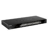 D-Link 24 ports GE + 2 10GE ports + 2 SFP+ Smart Managed Switch