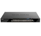 D-Link 20 ports GE PoE + 4 ports 2.5 GE PoE + 2 10GE ports + 2 SFP+ Smart Managed Switch