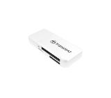 Transcend SD/microSD Card Reader, USB 3.1 Gen 1, White