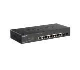 D-Link 8-port Gbit PoE Managed Switch incl. 2x SFP