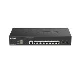 D-Link 8-port Gbit PoE Managed Switch incl. 2x SFP