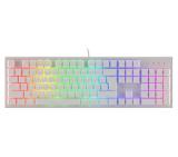 Genesis Gaming Keyboard Thor 303 White RGB Backlight US Layout Brown Switch
