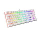 Genesis Gaming Keyboard Thor 303 TKL White RGB Backlight US Layout Brown Switch