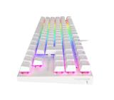 Genesis Gaming Keyboard Thor 303 TKL White RGB Backlight US Layout Brown Switch