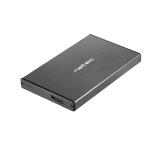 Natec External HDD/SSD Enclosure Rhino Go SATA 2.5" USB 3.0 Black