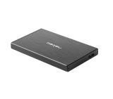 Natec External HDD/SSD Enclosure Rhino Go SATA 2.5" USB 3.0 Black