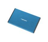 Natec External HDD/SSD Enclosure Rhino Go SATA 2.5" USB 3.0 Blue