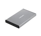 Natec External HDD/SSD Enclosure Rhino Go SATA 2.5" USB 3.0 Grey