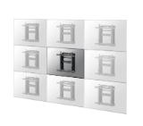 Neomounts by Newstar Wall Mounted video wall mount (pop-out/lockable/portrait & landscape, kickstand)