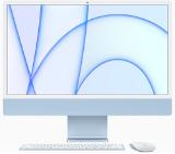 Apple 24-inch iMac with Retina 4.5K display: Apple M1 chip with 8-core CPU and 8-core GPU, 256GB - Blue