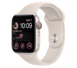 Apple Watch SE2 GPS + Cellular 44mm Starlight Aluminium Case with Starlight Sport Band - Regular