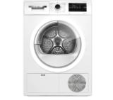 Bosch WTH85206BY SER4, Tumble dryer with heat pump 8 kg , Energy efficiency A++,  65 dB, EasyClean AutoDry, Anti-vibration design, Fast drying 40 ', Drum volume 112 l, white