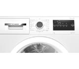 Bosch WTH85206BY SER4, Tumble dryer with heat pump 8 kg , Energy efficiency A++,  65 dB, EasyClean AutoDry, Anti-vibration design, Fast drying 40 ', Drum volume 112 l, white