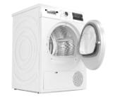 Bosch WTH85206BY SER4, Tumble dryer with heat pump 8 kg , Energy efficiency A++,  65 dB, EasyClean AutoDry, Anti-vibration design, Fast drying 40 ', Drum volume 112 l, white