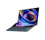 Asus ZenBook Duo 15 UX582H-OLED-H941X, Screen Pad Plus, Intel Core i9-11900H 2.5 GHz (24M Cache, up to 4.9 GHz, 8 cores), 400nits,15.6"OLED 4KUHD (3840x2160)Touch, 32GB DDR4 on board, PCIE4 1TB SSD, RTX3080 8GB GDDR6,TPM, Win11 Pro 64 bit, Sleeve,Stylus