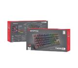 Genesis Mechanical Gaming Keyboard Thor 303 TKL RGB Backlight Red Switch US Layout Black