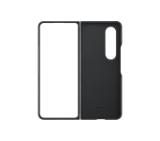 Samsung Fold4 Leather Cover Black