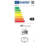 Hisense 43" A63H, 4K Ultra HD 3840x2160, DLED, HDR 10+, HLG, Dolby Vision, DTS Virtual X, Smart TV, WiFi 5GHz, WiFi Direct, BT, Anyview Cast, 3xHDMI, 2xUSB, LAN, CI+, DVB-T2/C/S2, Black