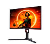 AOC 25G3ZM/BK, 24.5" VA WLED, 1920x1080@240Hz, 1ms GtG, 0.5ms MPRT, 300cd m/2, 3000:1, 80M:1 DCR, AdaptiveSync, FlickerFree, Low Blue Light, Tilt, Height Adjust, Pivot, Swivel, 2xHDMI, DP, USB hub