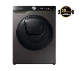 Samsung WD90T754DBX/S7, Washing Machine/Dryer, 9/6 kg, 1400rpm, Energy Efficiency B/E, Spin Efficiency B, Add Wash, Eco Bubble, Bubble Soak, QuickDrive, Air Wash, Hygiene Steam, AI Control, Platinum Silver,Black door
