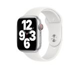Apple Watch 45mm White Sport Band
