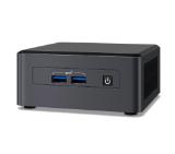 Intel Personal Computer Barebone INTEL NUC 11 Pro (Ultra Compact Form Factor, System on Chip (SoC), iCore i3 Mobile 1115G4 (S1449), Bus 4GT/sec, DDR4 3200MHz, Wi-Fi, iUHD Graphics, Black)
