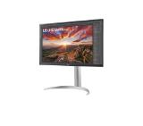 LG 27UP850N-W, 27" UHD 4K IPS, Anti-Glare, DCI-P3 95%, Cinema Screen, 5ms, 1200:1,  400 cd/m2, 3840x2160, HDR 400, MAXX Audio 5W x 2, USB type-C charging (up to 90W), HDMI, DisplayPort, AMD FreeSync, Headphone out, Tilt, Height (Range), Pivot