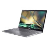 Acer Aspire 5, A517-53G-71KN, Intel Core i7-1260P (3.4GHz up to 4.70GHz, 18MB), 17.3" FHD IPS slim bezel LCD, 8 GB DDR4, 1024GB PCIe NVMe SSD, 1*M.2 slot free, nVidia GeForce RTX 2050 4GB GDDR6, WIFI AX, BT, HD Cam, KB Backlight, FPR, Linux, Steel Gray