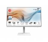 MSI Modern MD271PW, 27", 1920x1080 (FHD), 75Hz, 5ms, IPS, 250 nits, Flat, USB-C & HDMI, White