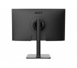 MSI Modern MD241P, 23.8" 1920x1080 (FHD), 75Hz, 5ms, IPS, 250 nits, Flat, USB-C & HDMI, Type-C, Height Adjustable Stand, black