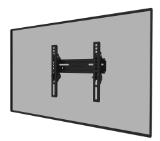 Neomounts by NewStar Screen Wall Mount (fixed, lockable, VESA 200x200)