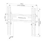 Neomounts by NewStar Screen Wall Mount (fixed, lockable, VESA 200x200)