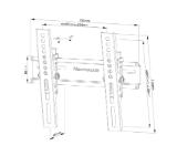 Neomounts by NewStar Screen Wall Mount (tilt, lockable, VESA 200x200)